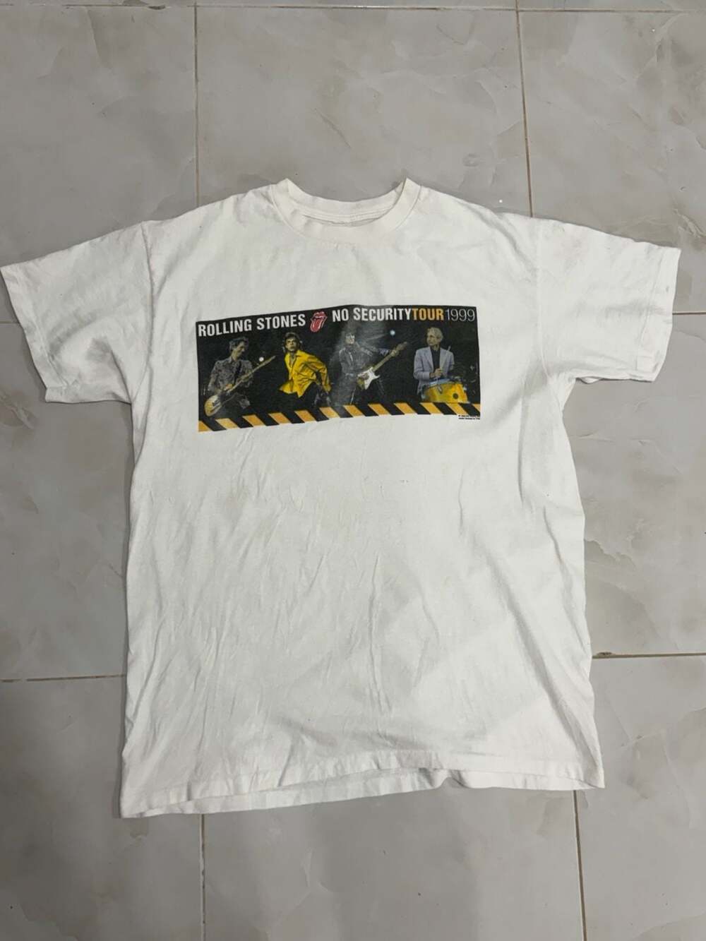 Vintage 1999 The Rolling Stones No Security Tour Concert T-Shirt